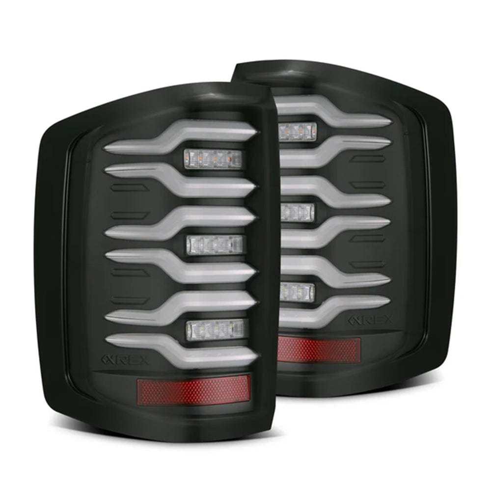 Alpharex LUXX-Series LED Tail Lights for 15-19 GM 2500HD and 3500