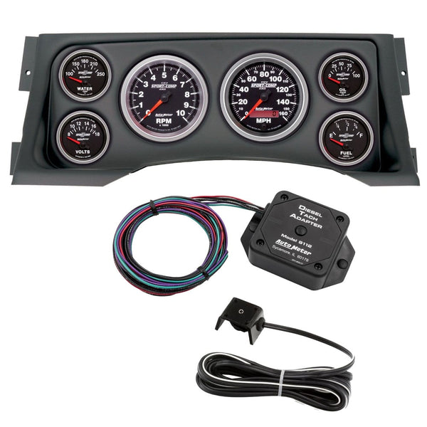 AutoMeter SPORT-COMP 新品‼︎ Auto Meter Sport Comp 6 Piece Gauge Kit 95-98 GM 6.5L