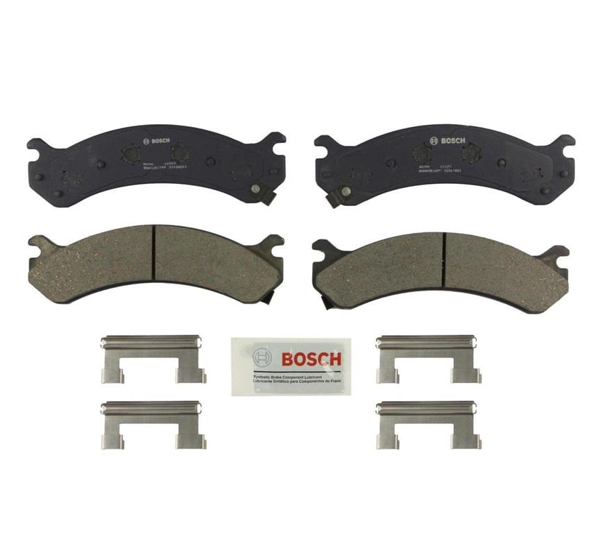 Bosch QuietCast Ceramic Rear Brake Pads for 01-10 GM 2500HD and 3500