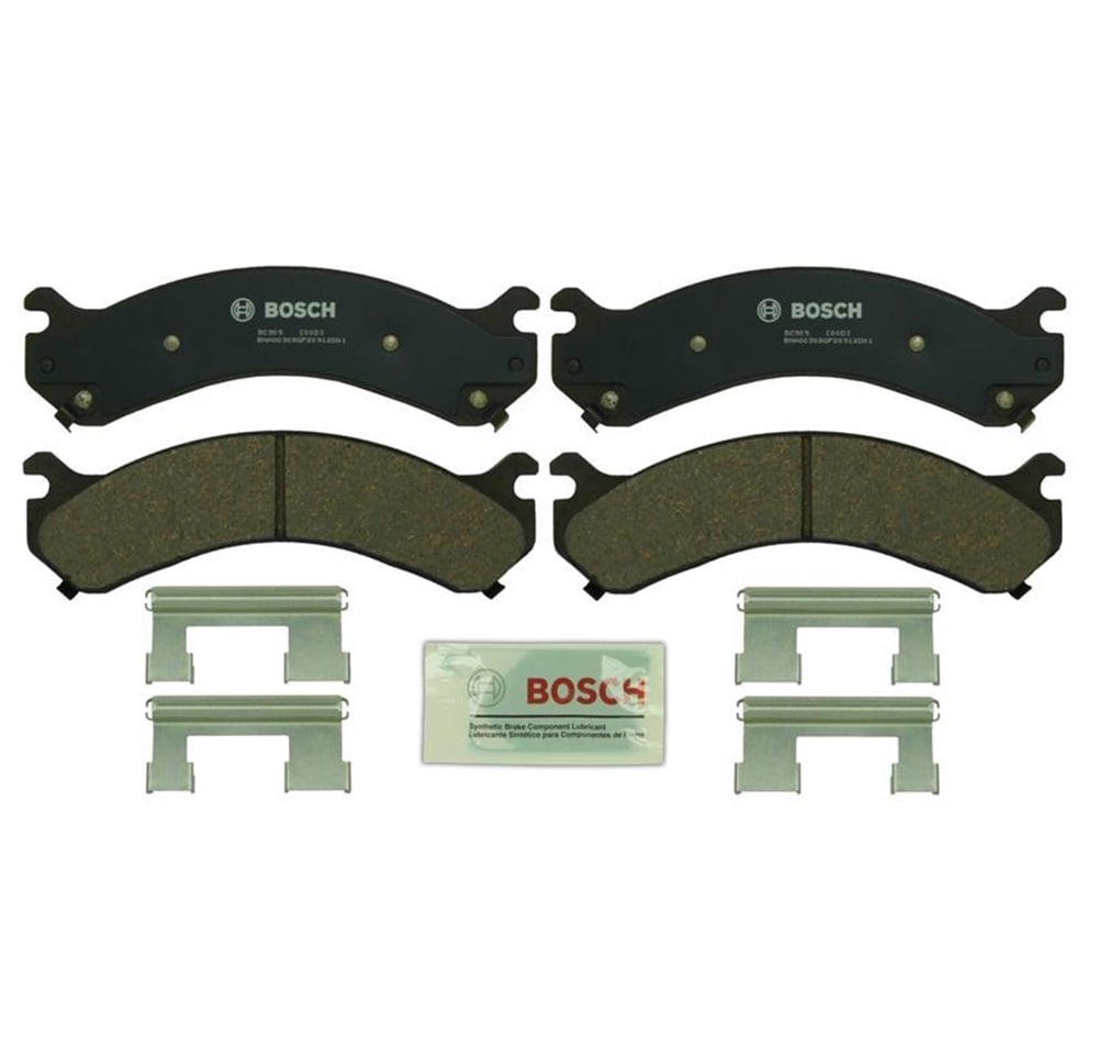 Bosch QuietCast Ceramic Rear Brake Pads for 01-10 GM 3500 12,000 GVW