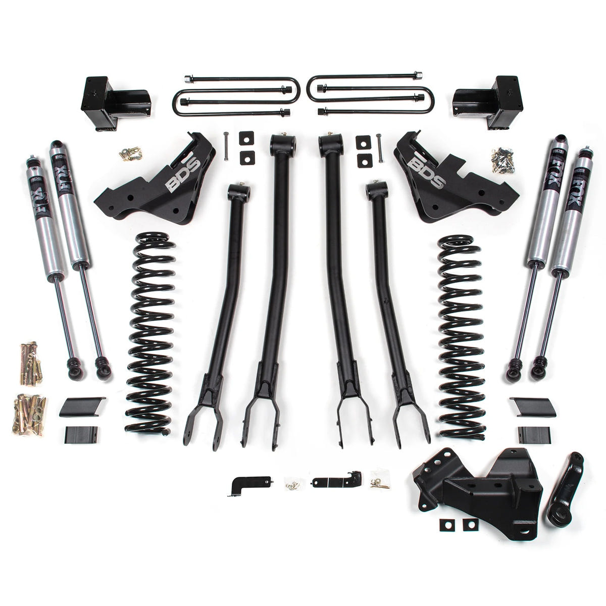 BDS Suspension 4" 4-Link Lift Kit Coilover Conversion 23-26 Ford F-450 Superduty 4WD