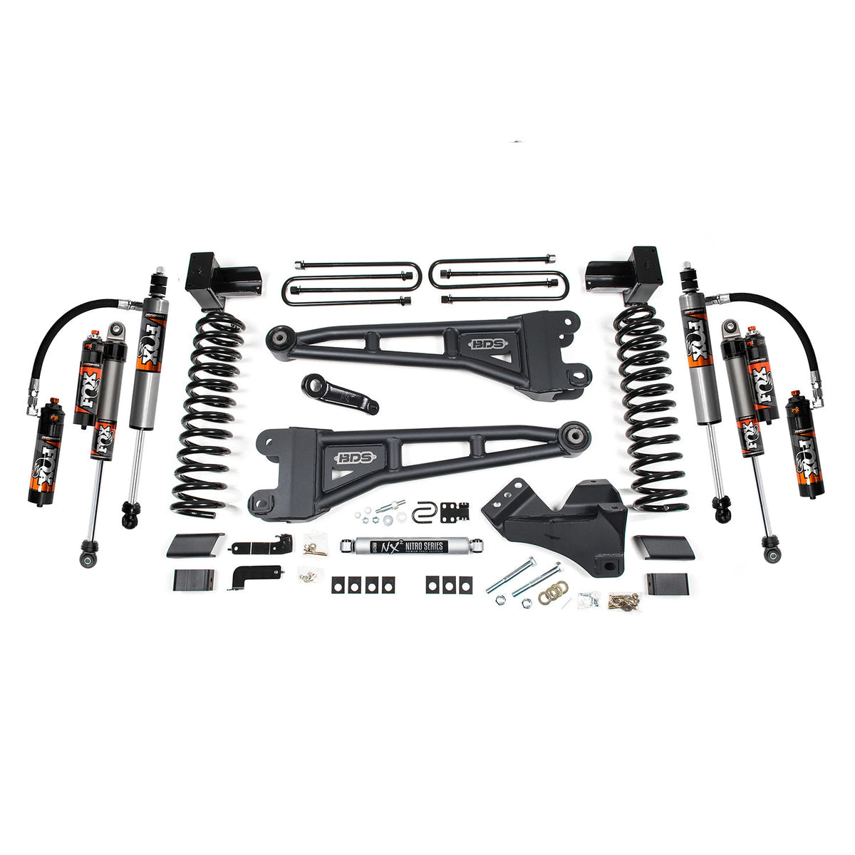 BDS Suspension 5" Radius Arm System for 20-22 Ford 6.7L Powerstroke F250 and 350 4WD
