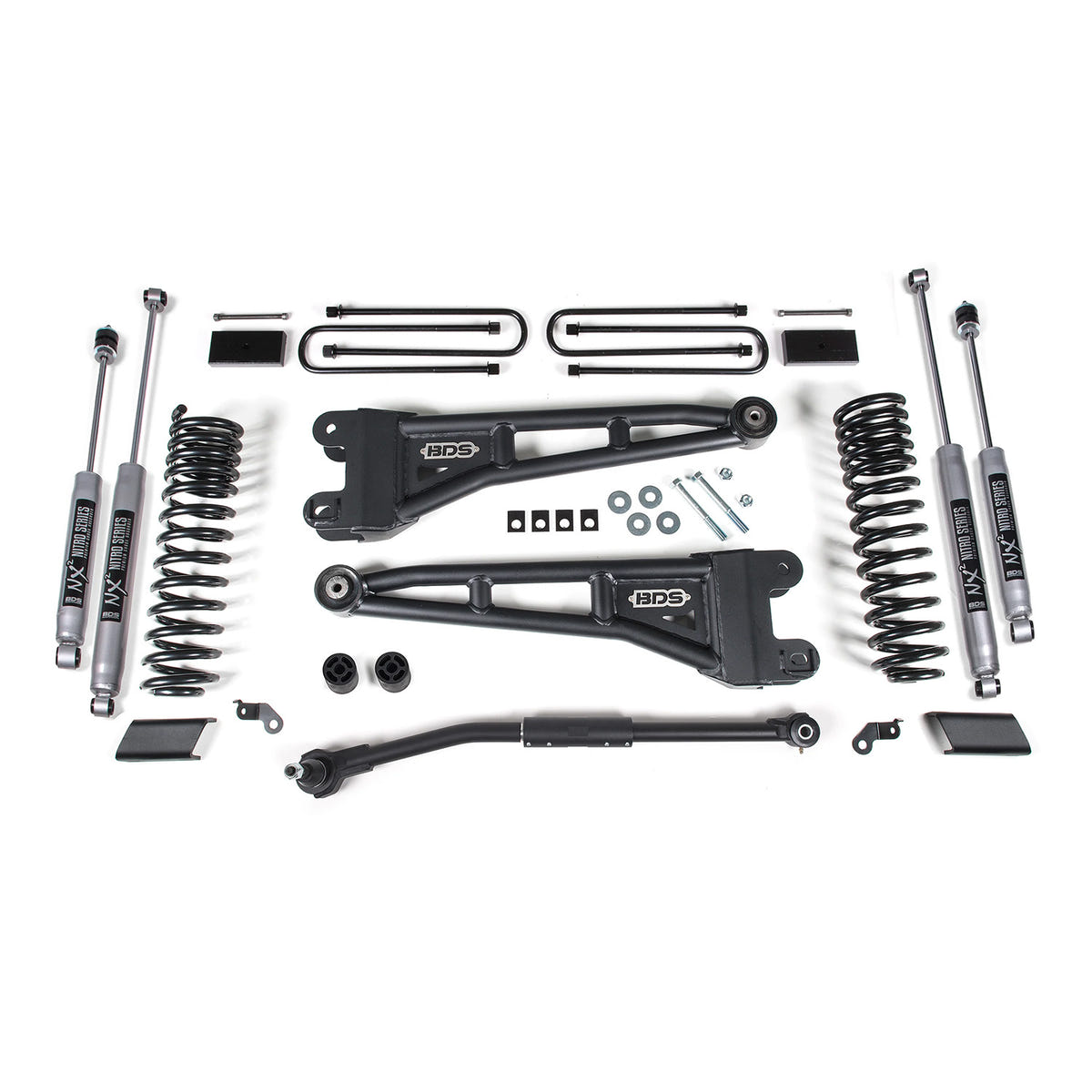 BDS Suspension 3" Lift Radius Arm Kit for 23-26 Ford F-250 and F-350 SuperDuty 4WD
