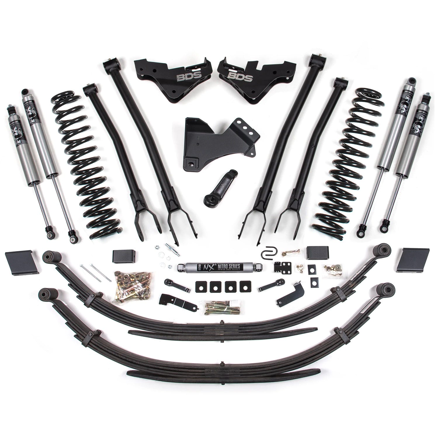 BDS Suspension 5" 4-Link Lift Kit 23-26 Ford F-250/F-350 Superduty 4WD