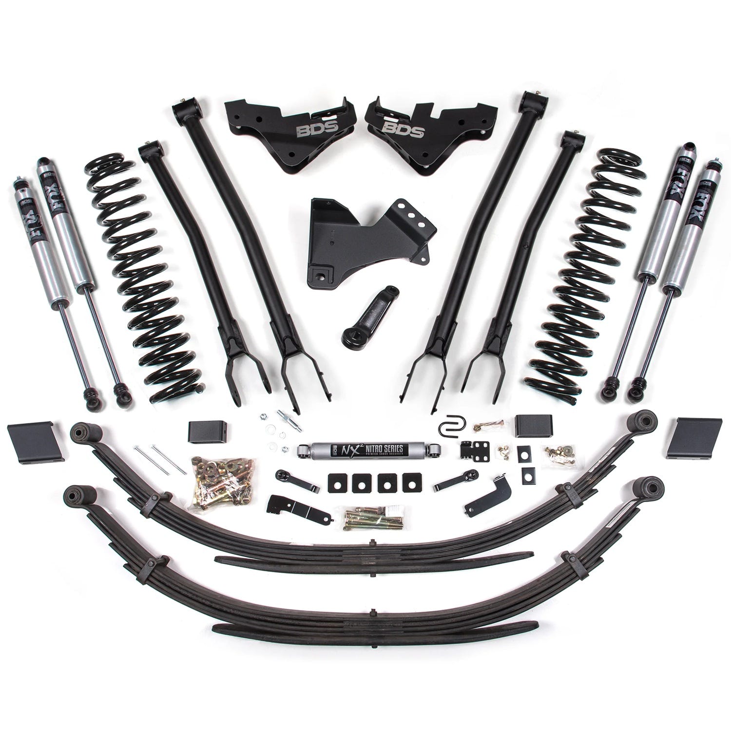 BDS Suspension 5" 4-Link Lift Kit 23-26 Ford F-250/F-350 Superduty 4WD