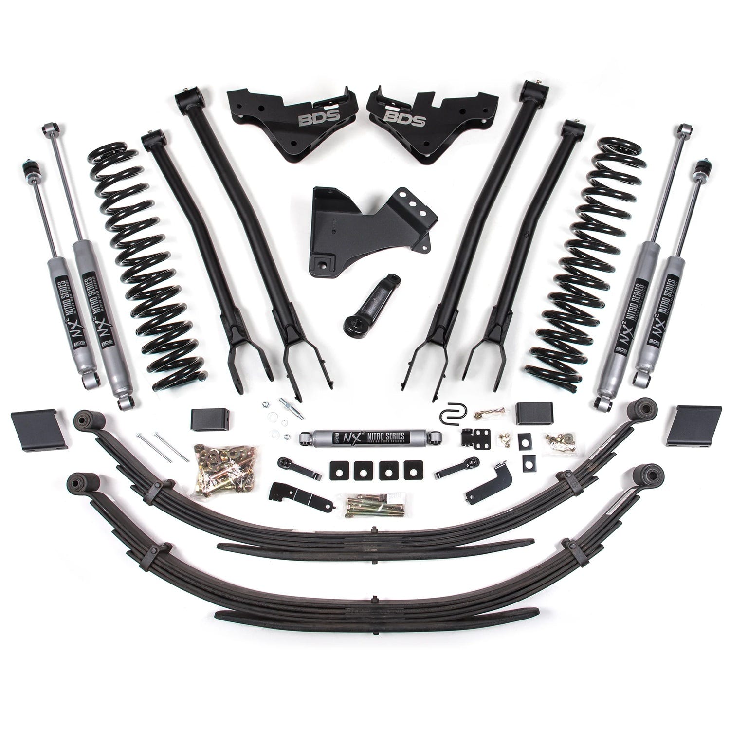 BDS Suspension 5" 4-Link Lift Kit 23-26 Ford F-250/F-350 Superduty 4WD