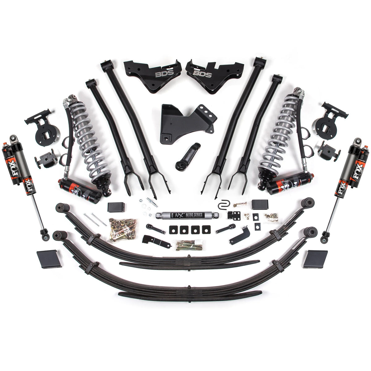 BDS Suspension 5" 4-Link Lift Kit Coilover Conversion 23-26 Ford F-250/F-350 Superduty 4WD
