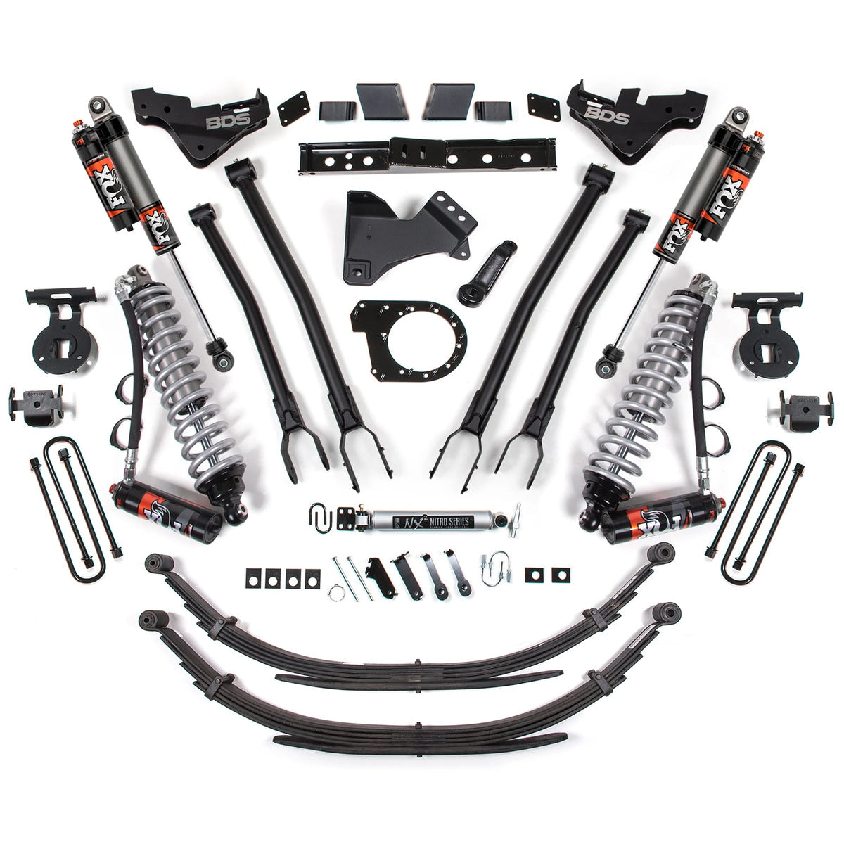BDS Suspension 7" 4-Link Lift Kit Coilover Conversion 23-26 Ford F-250/F-350 Superduty