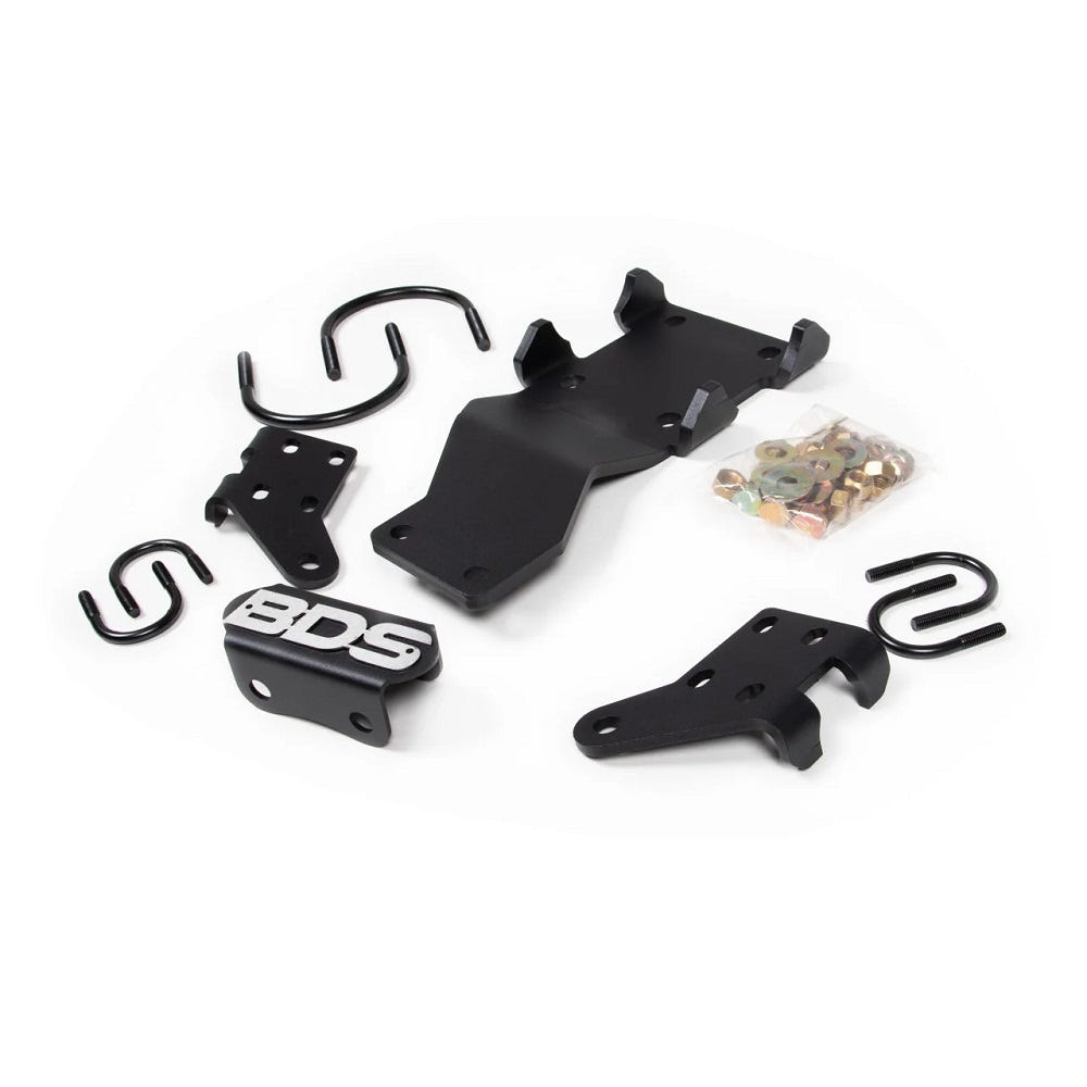 BDS Dual Steering Stabilizer Mounting Kit 2.5-9" Lift for 05-26 Ford SuperDuty 4WD
