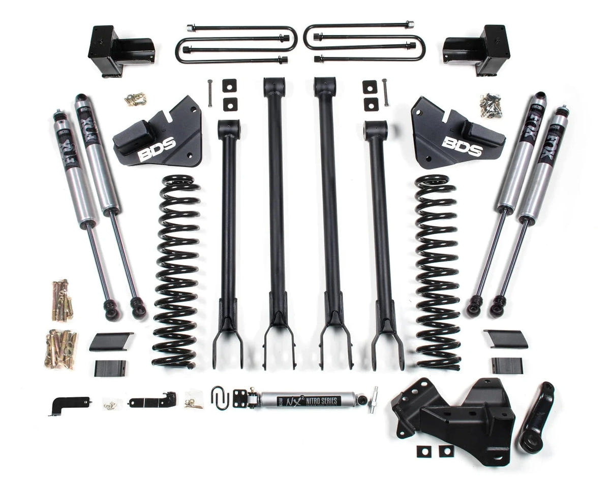 BDS Suspension 4" 4-Link Arm System for 17-19 6.7L Ford Powerstroke