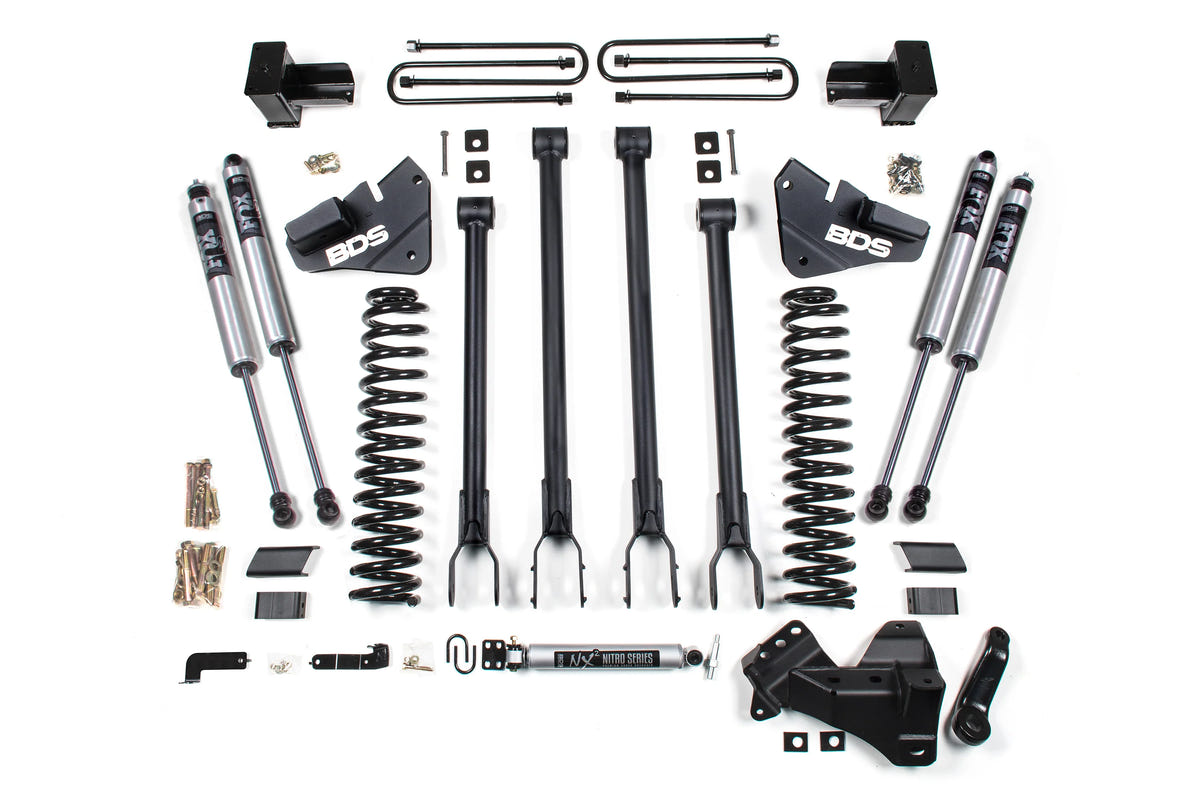 BDS Suspension 5" Lift 4-Link Suspension System for 20-22 Ford 6.7L Powerstroke F250 and 350 4WD