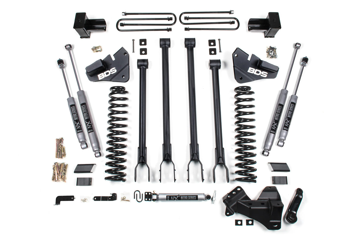 BDS Suspension 5" Lift 4-Link Suspension System for 20-22 Ford 6.7L Powerstroke F250 and 350 4WD