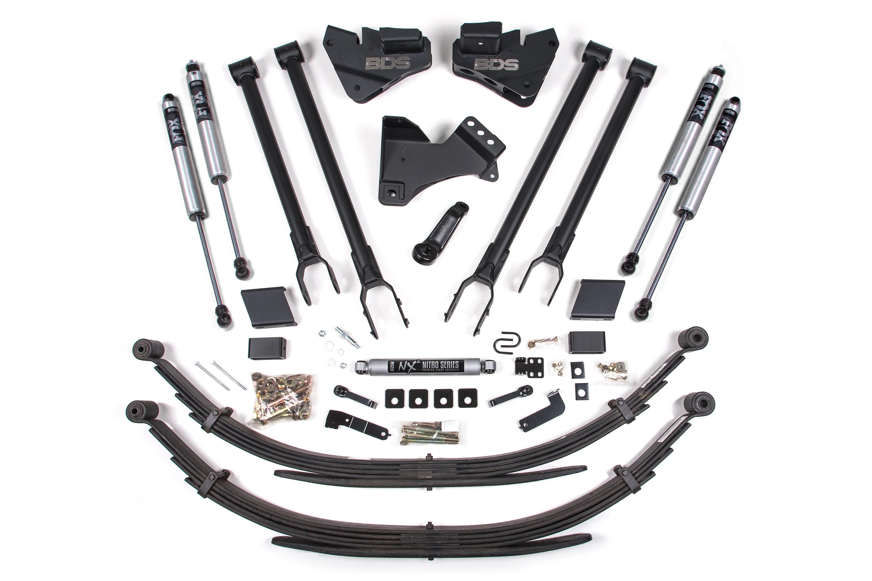 BDS Suspension 5&quot; Lift 4-Link Suspension System 20-22 Ford 6.7L Powerstroke F250/350 4WD