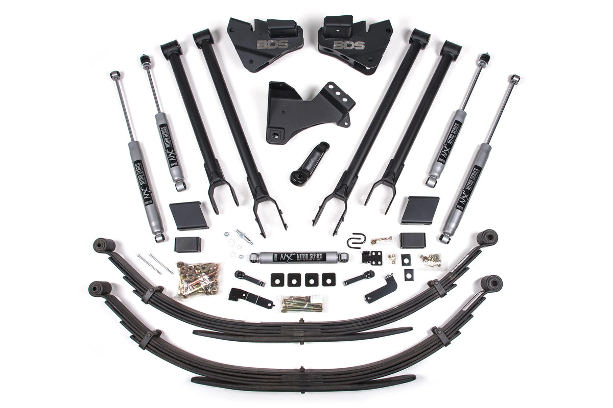 BDS Suspension 5" Lift 4-Link Suspension System for 20-22 Ford 6.7L Powerstroke F250 and 350 4WD
