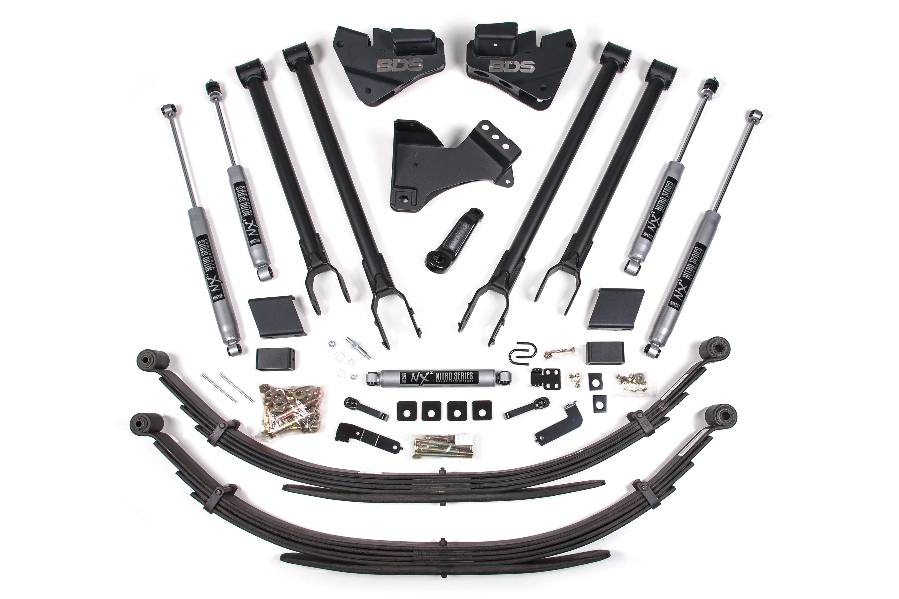 BDS Suspension 5&quot; Lift 4-Link Suspension System 20-22 Ford 6.7L Powerstroke F250/350 4WD