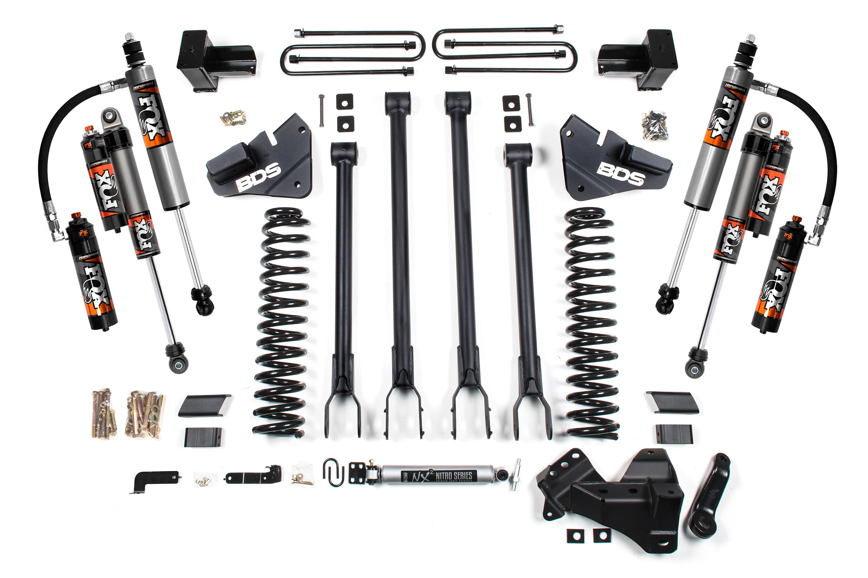 BDS Suspension 5&quot; Lift 4-Link Suspension System 20-22 Ford 6.7L Powerstroke F250/350 4WD