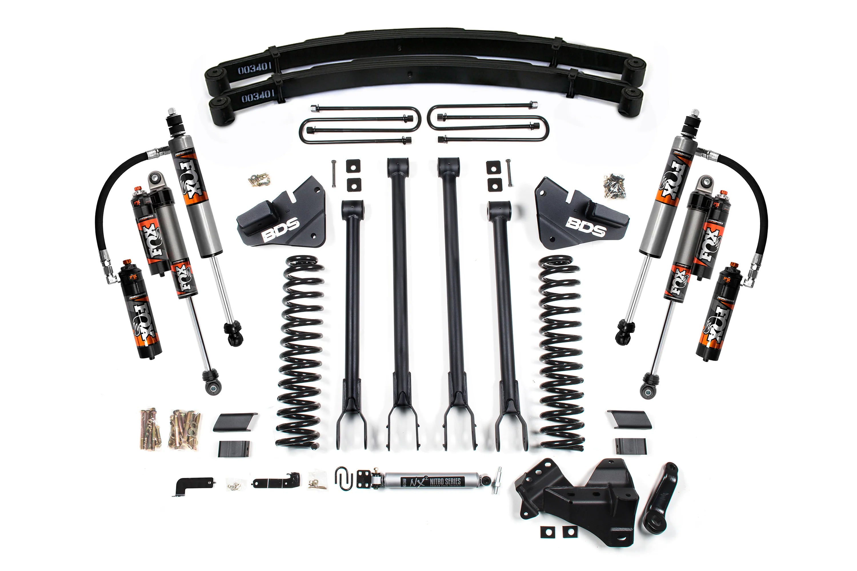 BDS Suspension 5&quot; Lift 4-Link Suspension System 20-22 Ford 6.7L Powerstroke F250/350 4WD