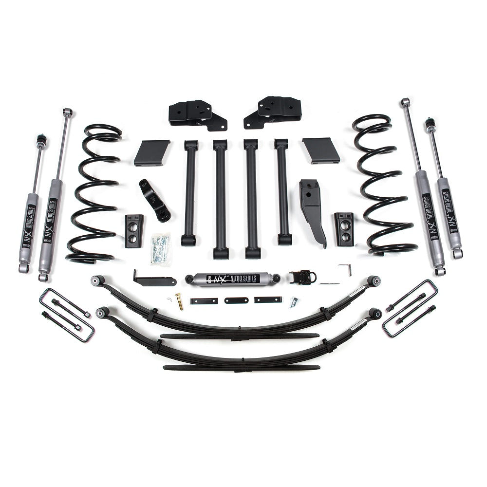 BDS Suspension 5" Lift Kit for 00-02 Dodge Ram 5.9L Cummins 2500 and 3500 4WD