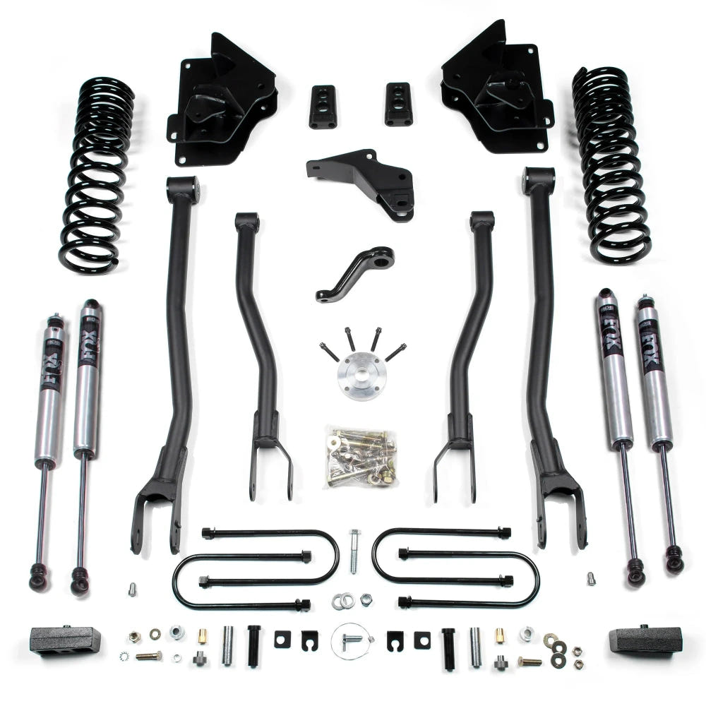 BDS Suspension 4" 4-Link Lift Kit for 13-18 Ram 6.7L Cummins 3500 w and o Rear Air