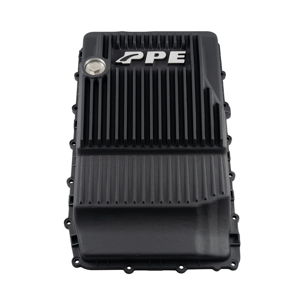 PPE Heavy-Duty Cast Aluminum Transmission Pan for 18-21 Ford F-150 3.0L Powerstroke - 10R60 and 10R80 and 10R100 Deep