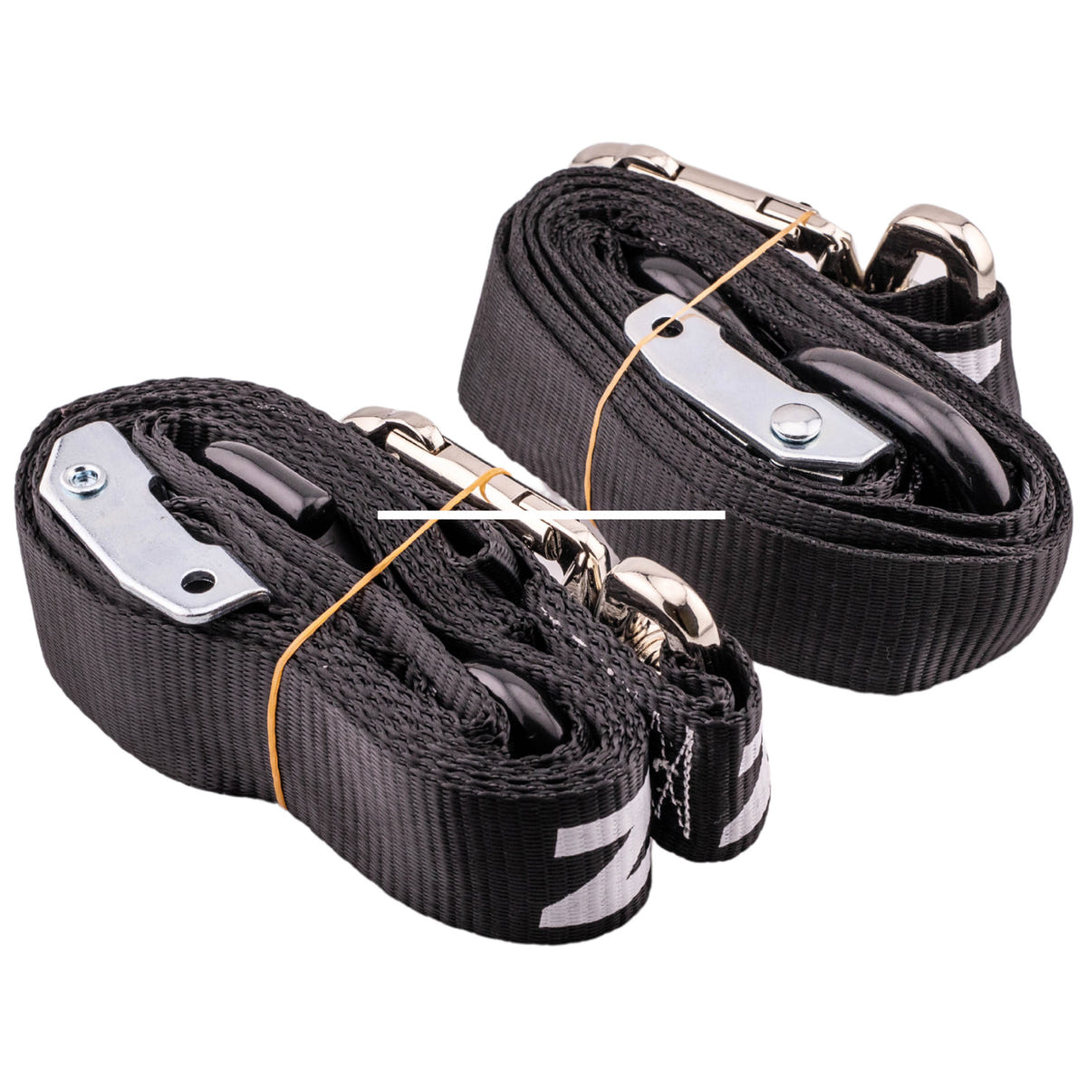 Soft Loop Tie-Down Straps With Swivel Hooks