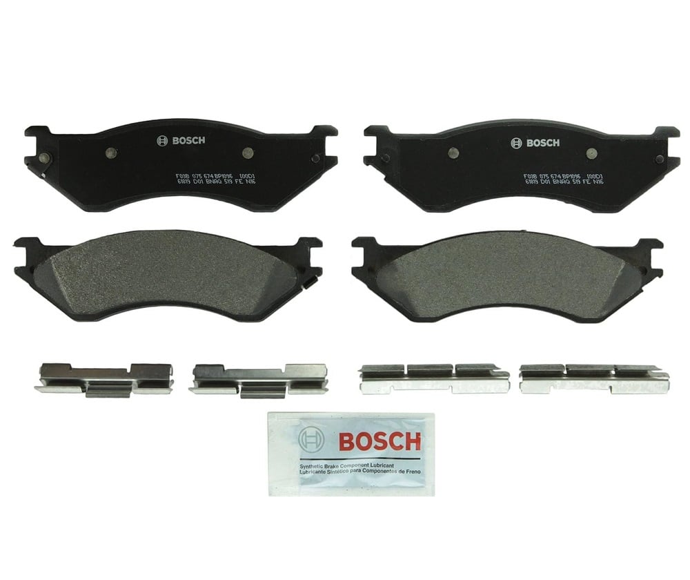 Bosch QuietCast Semi-Metallic Rear Brake Pads for 01-08 Dodge 2500 and 3500