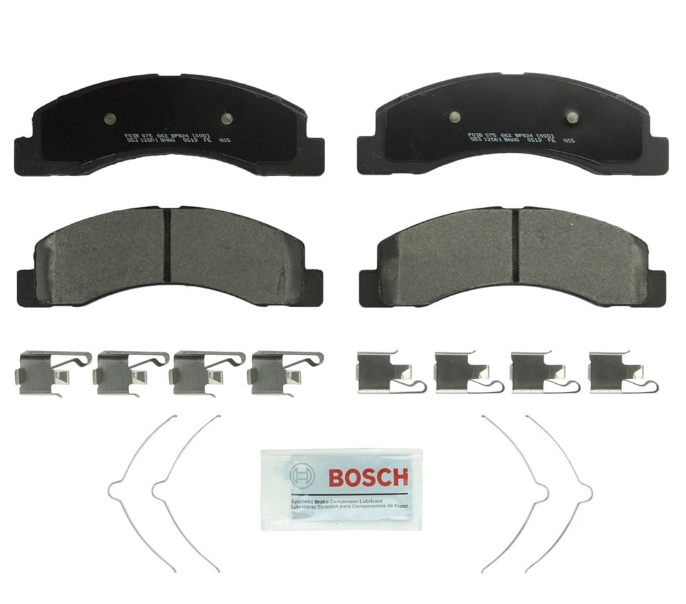 Bosch QuietCast Semi-Metallic Front Brake Pads for 01-04 Ford F250 and F350