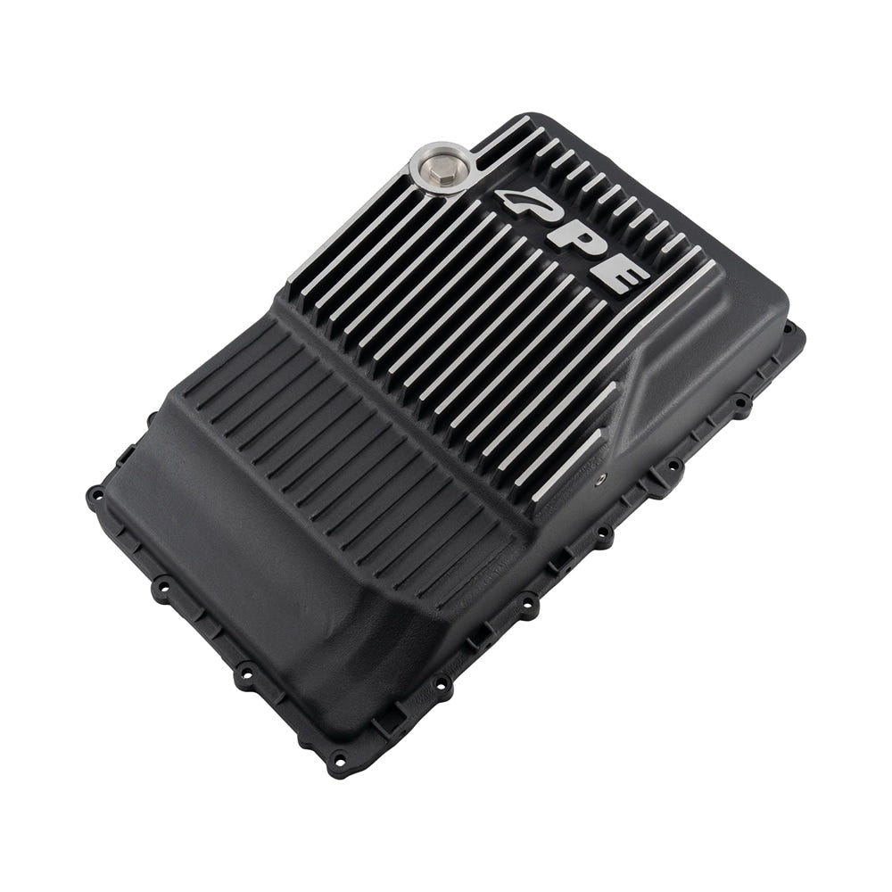 PPE Heavy-Duty Cast Aluminum Transmission Pan for 18-21 Ford F-150 3.0L Powerstroke - 10R60 and 10R80 and 10R100 Deep