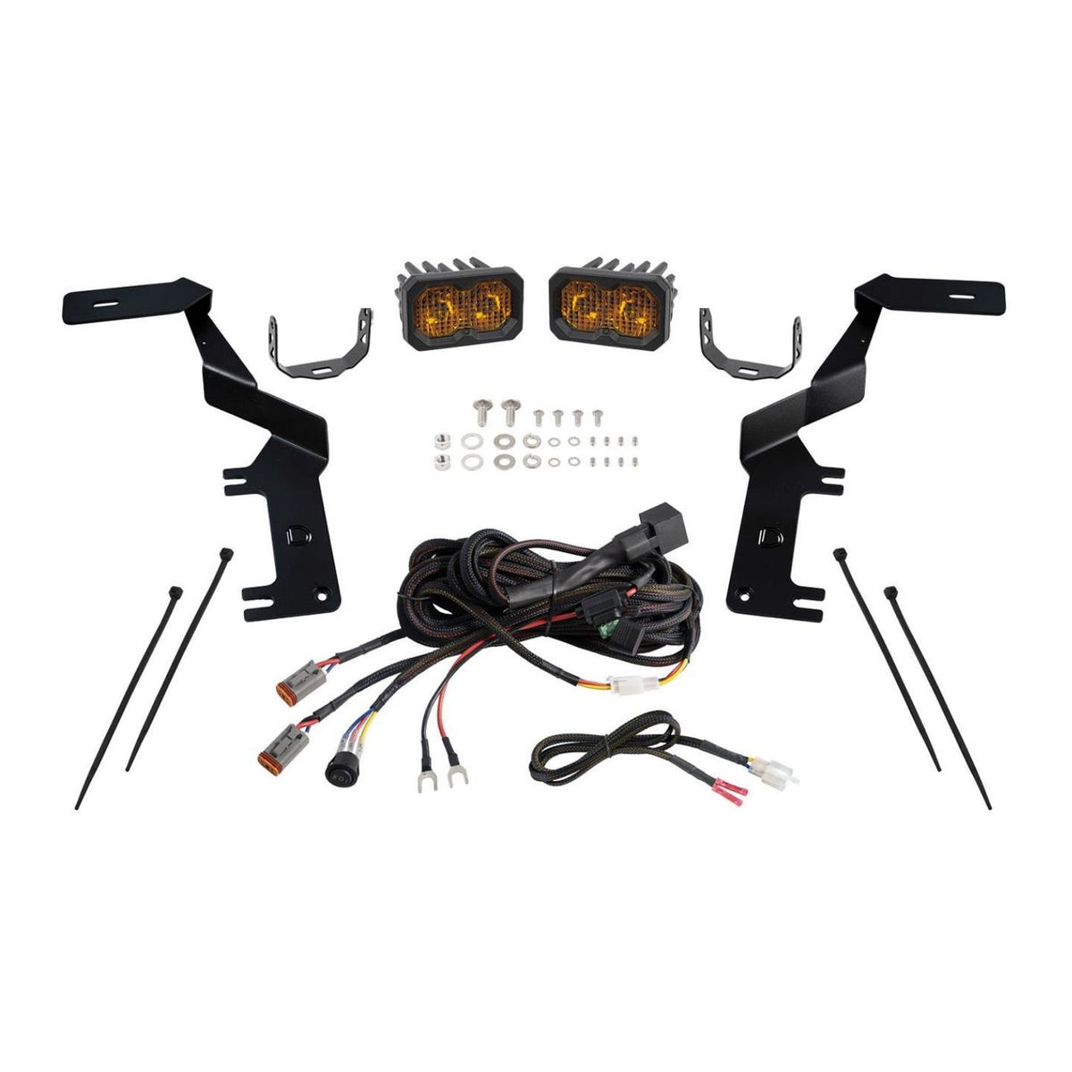 Stage Series LED ditch lights with Combo Driving beam for Ford F-250 and F-350