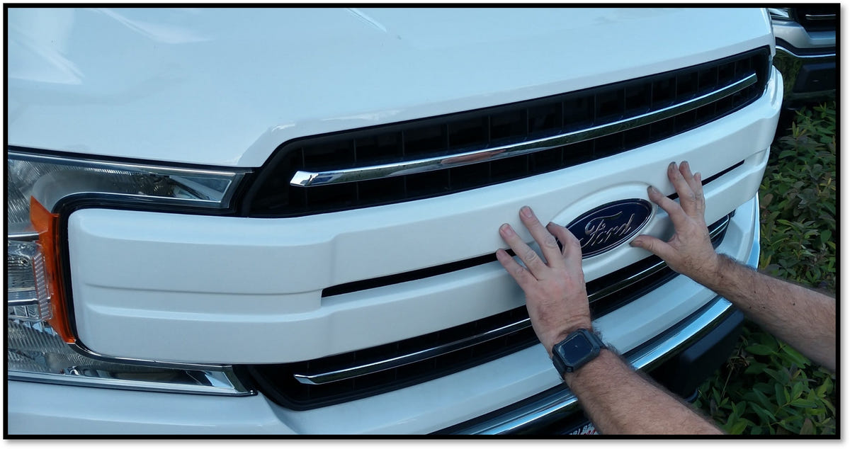 ChromeStoppers Center Bar Grille Overlay 18-20 Ford F-150