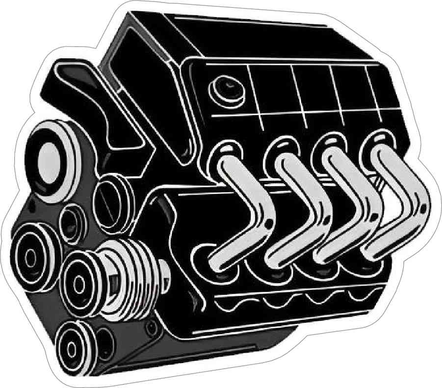 Toolbox Widget Engine Block Sticker
