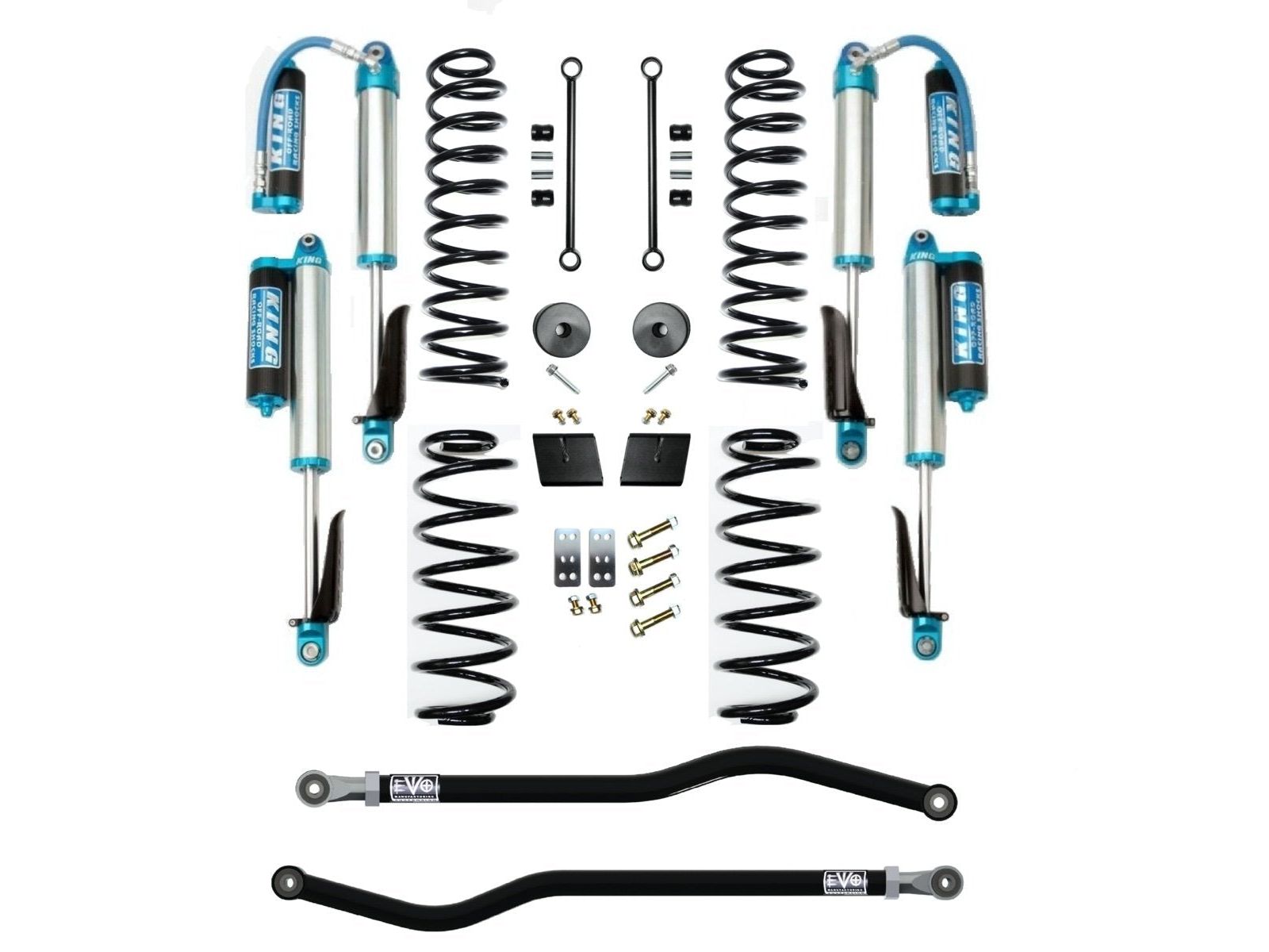 EVO Manufacturing 2.5" Lift Kit 20-23 Jeep Wrangler JL