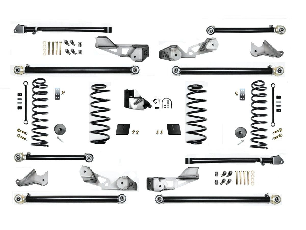 EVO Manufacturing 2.5" Lift High Clearance Long Arm 20-23 Jeep JL 4-Door (JLU)