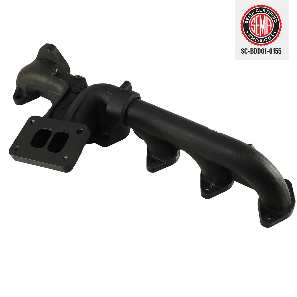 BD Power 2-Piece Exhaust Manifold for 19-24 Ram 6.7L Cummins Cab &amp; Chassis 3500 and 4500 and 5500
