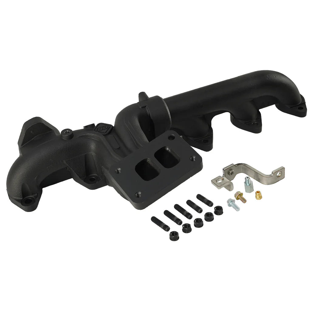 BD Power 2-Piece Exhaust Manifold for 19-24 Ram 6.7L Cummins Cab &amp; Chassis 3500 and 4500 and 5500