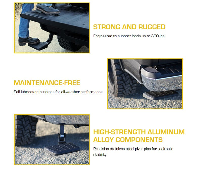 AMP Research BedStep® Flip Down Step for 23-25 Ford F-250 and F-350