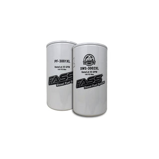 FASS Fuel Systems Titanium and Signature Series XL Water Separator & Fuel Filter Pack