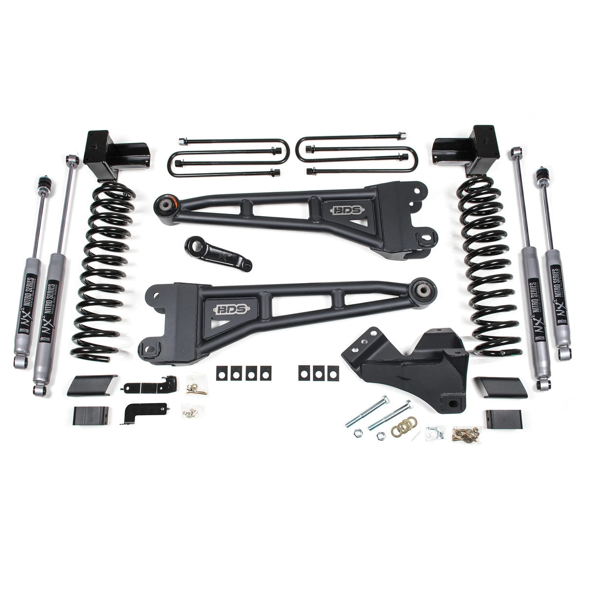 BDS Suspension 4" Radius Arms Lift Kit 23-26 Ford F-450 Superduty 4WD