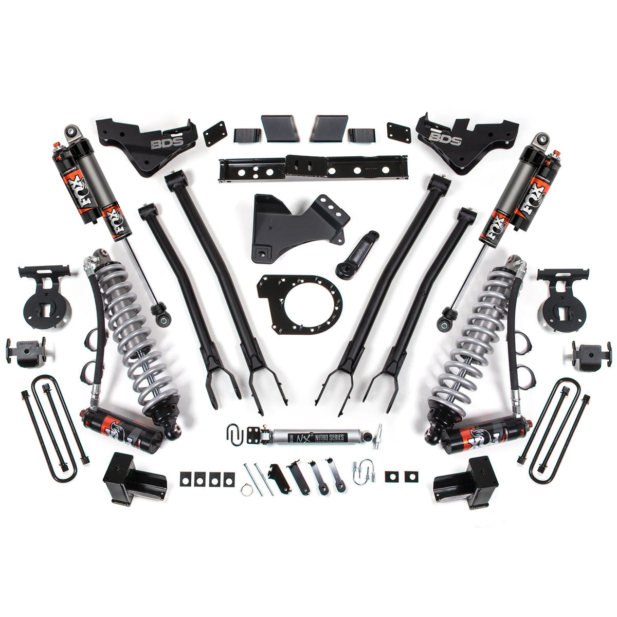 BDS Suspension 7" 4-Link Lift Kit Coilover Conversion 23-26 Ford F-250/F-350 Superduty