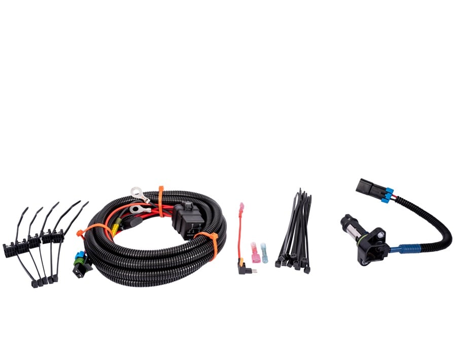 Fleece Performance Fuel Heater &amp; Harness for 17-24 Ford 6.7L Powerstroke