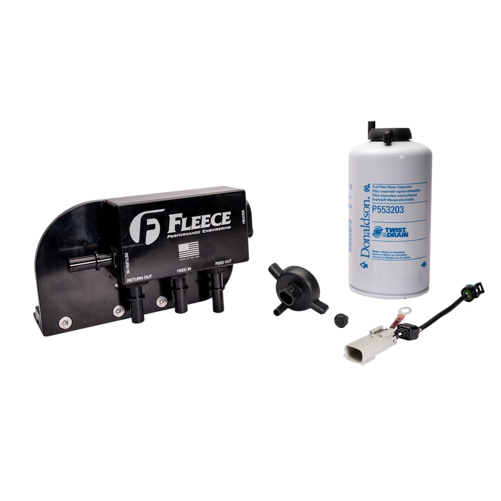 Fleece Performance Under Bed Fuel Filter Assembly for 17-24 Ford 6.7L Powerstroke