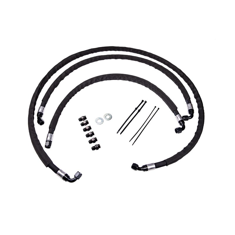 Fleece Performance Transmission Cooler Line Set for 17-19 GM 6.6L Duramax L5P