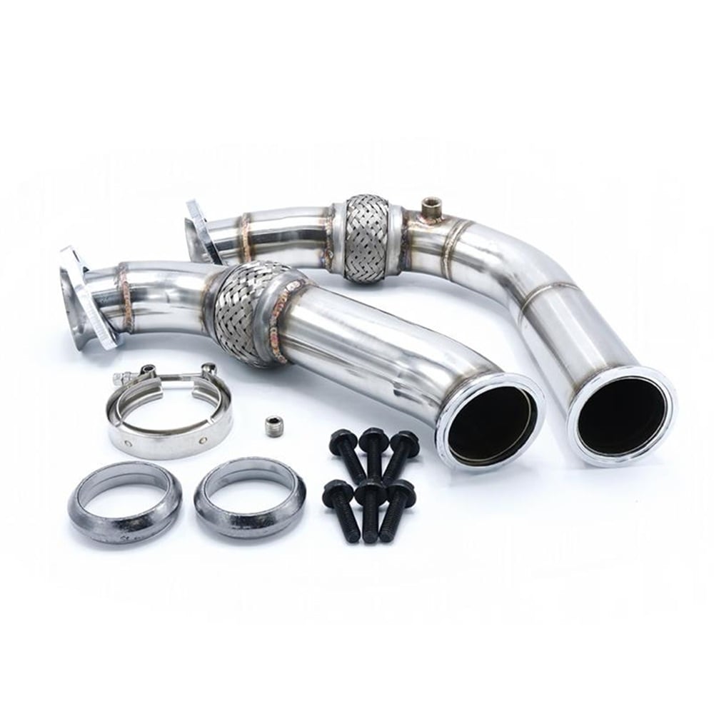 DieselSite Bellowed Stainless Crossover Pipe for 92-00 GM 6.5 Diesel