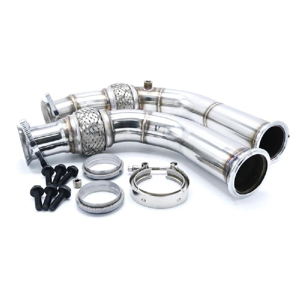 DieselSite Bellowed Stainless Crossover Pipe for 92-00 GM 6.5 Diesel