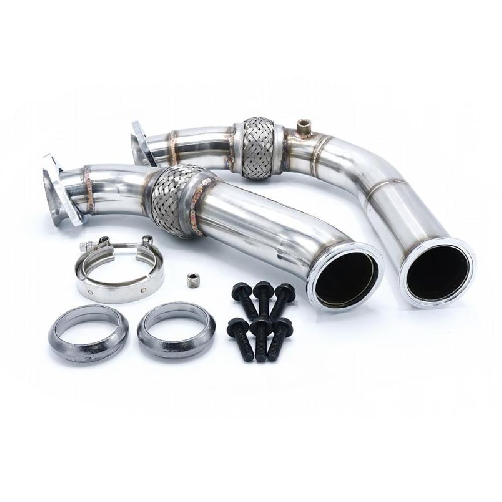 DieselSite Bellowed Stainless Crossover Pipe for 92-00 GM 6.5 Diesel