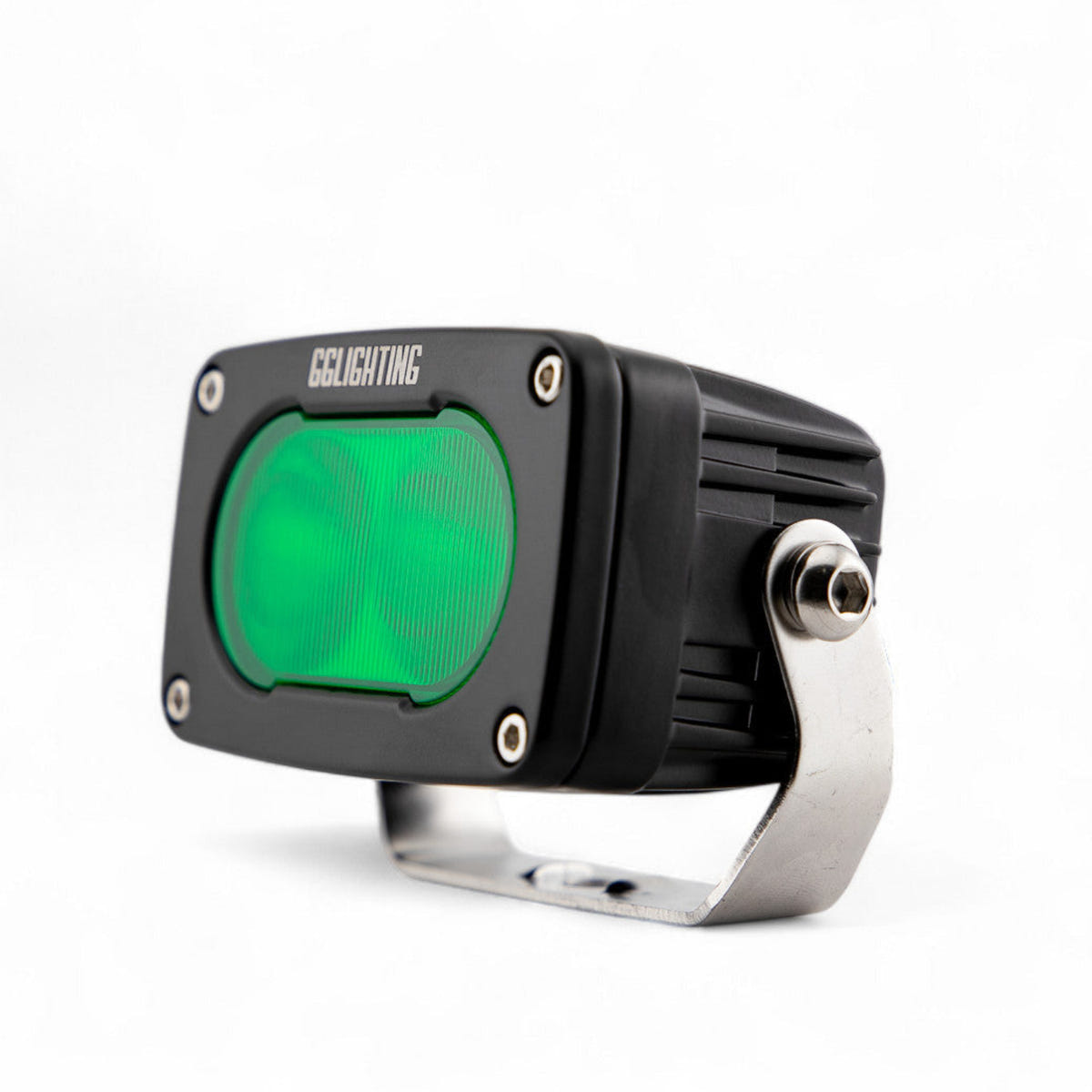 GG Lighting GP10 Flood Offroad LED Pod Green