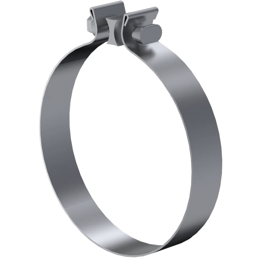 Exhaust Lap Joint Band Clamp T304 Stainless made with Aluminized Steel