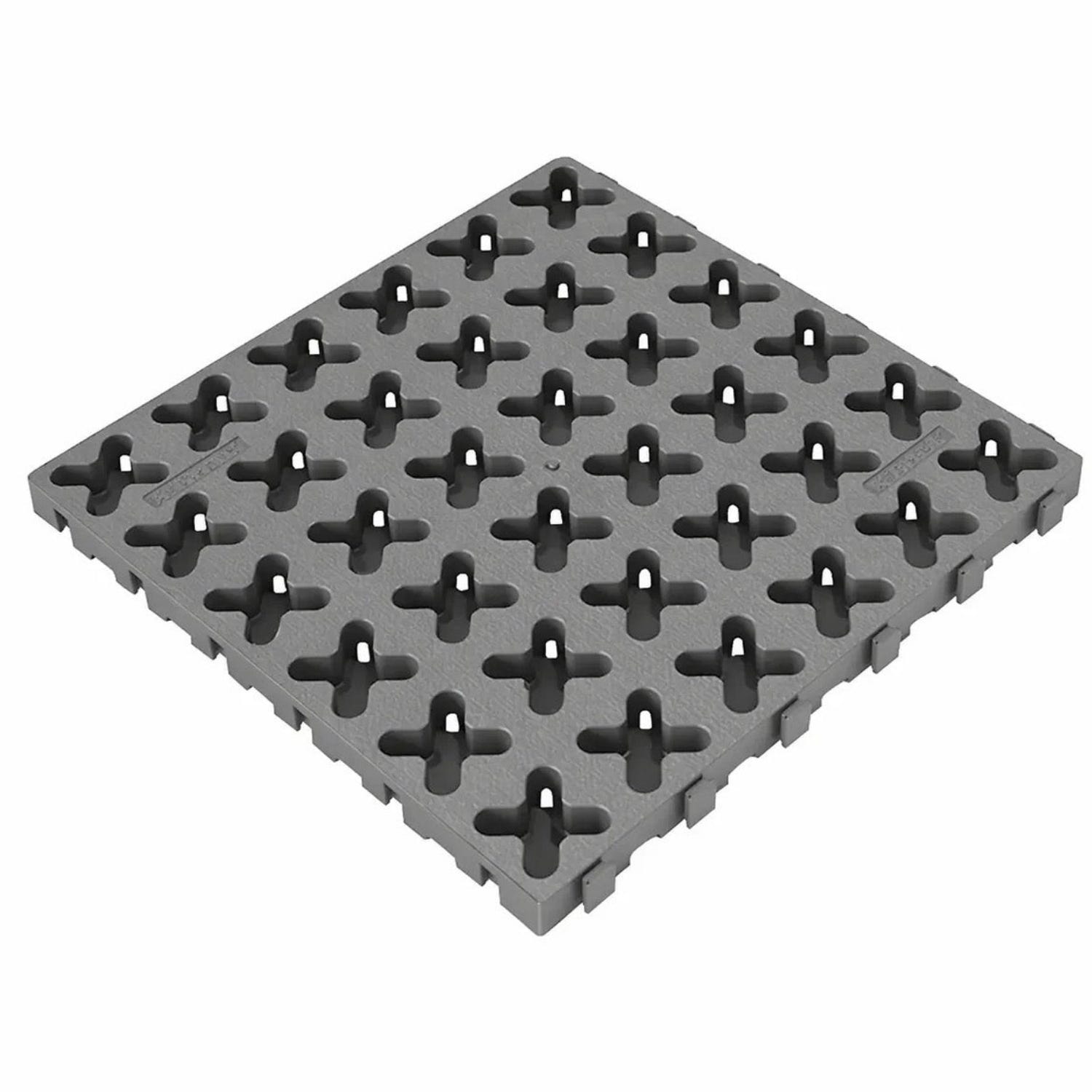 Tmat 12" x 12" Tmat Interlocking Panels Six Connectors With Drainage