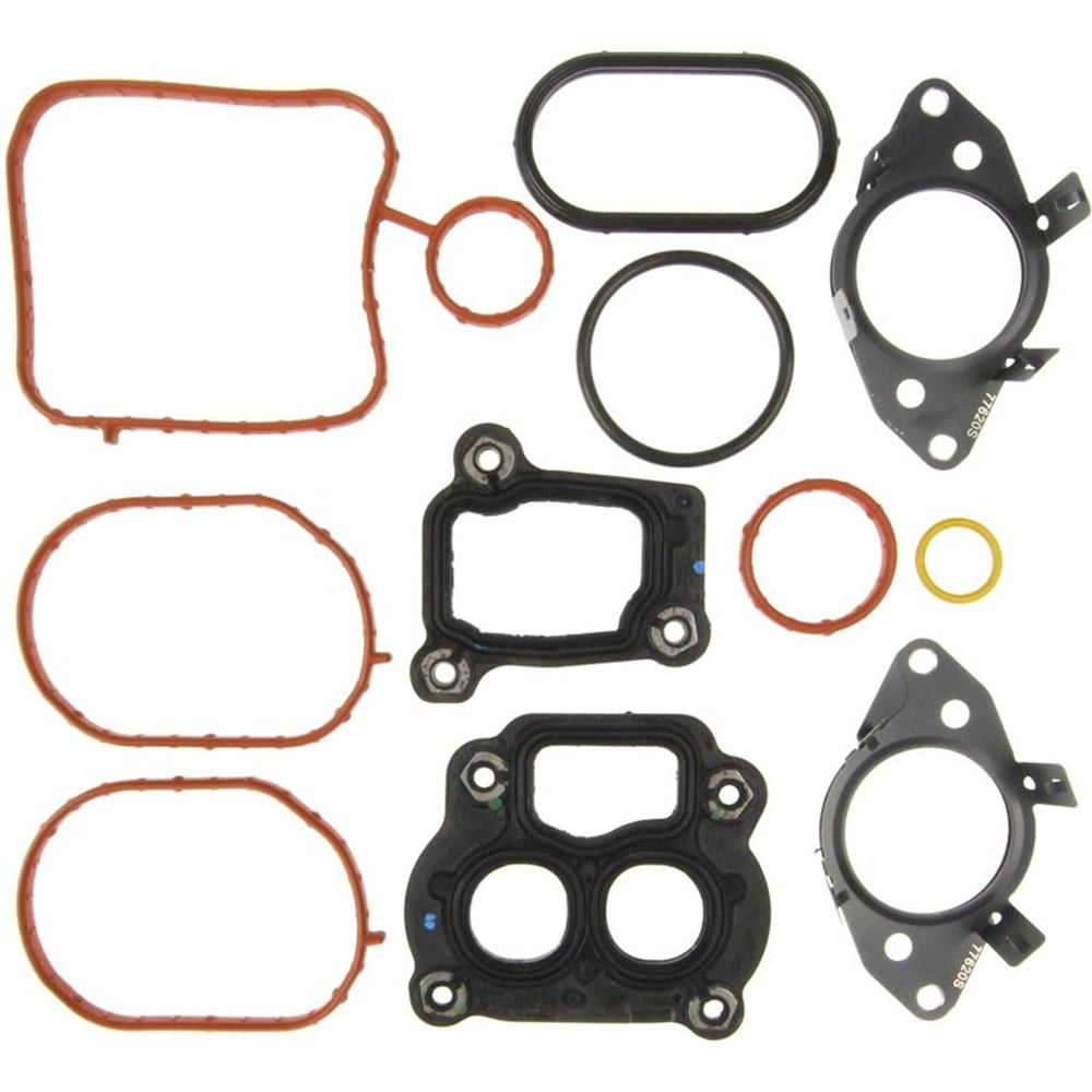 MAHLE Engine Coolant Crossover Mounting Gasket Set for 11-19 Ford 6.7L Powerstroke