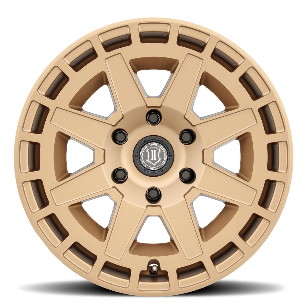 ICON Compass Wheels Satin Brass